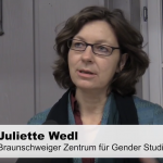 Juliette Wedl im Beitrag von TV38 Kompakt über Vielfalt im Bildungsbereich